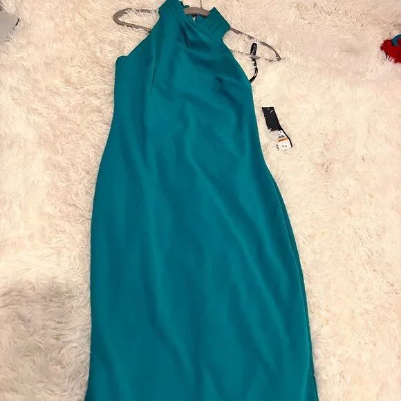 Rachel Rachel Roy Halter Sheath Dress - Green Escape